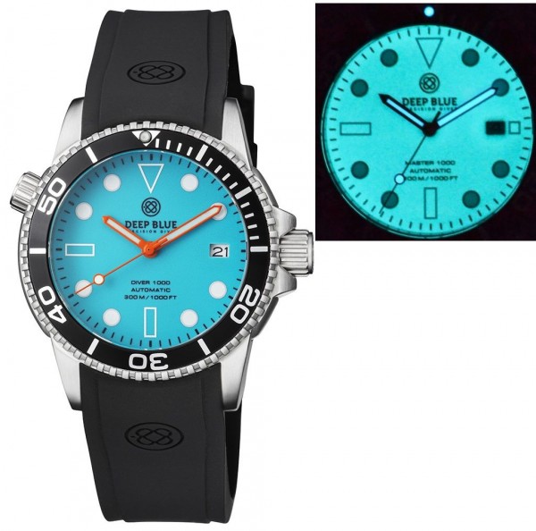 Deep Blue Diver 1000 Blue Lume