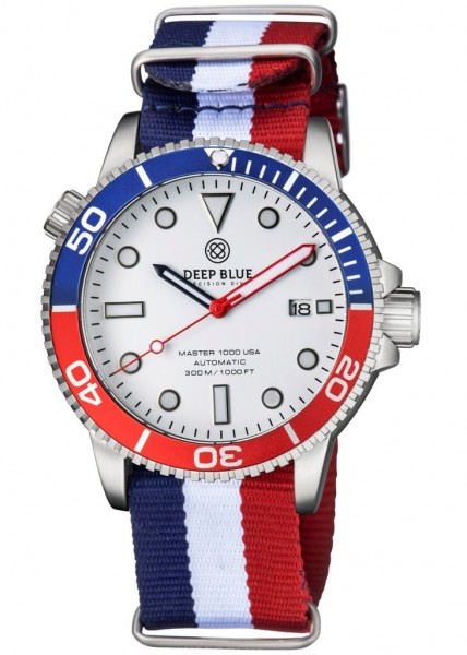 Deep Blue Master 1000 Blue-Red-White USA