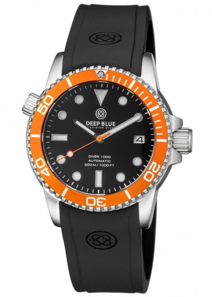 Deep Blue Diver 1000 Orange-Black-Orange