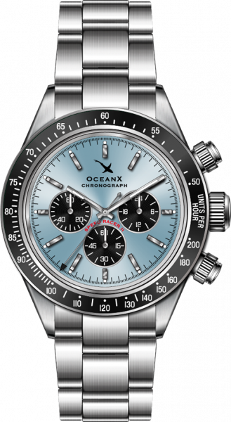 OceanX Speedracer II Chrono Ice-Blue 41,5mm Herrenuhr