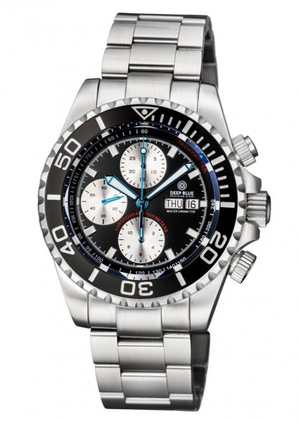 Deep Blue Master Chrono 7750 White-Black