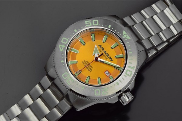 ARAGON Divemaster II Orange Automatic 45mm Steel