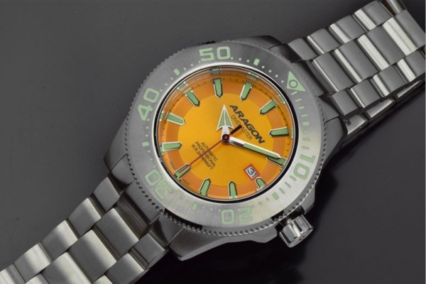 ARAGON Divemaster II Orange Automatic 50mm Steel