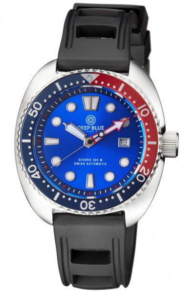Deep Blue Military Diver 300 Blue-Red