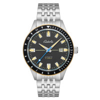 Cadola Tahiti Smoke Grey 42mm Automatik Herrenuhr Set inkl. Gummiarmband Limited Edition Cadola Tahiti Smoke Grey 42mm Automatik Herrenuhr Set inkl. Gummiarmband Limited Edition