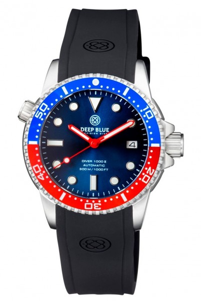 Deep Blue Diver 1000 II Blue-Red-Blue-Red