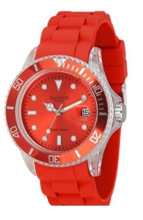 Madison New York Time Beach Rot U4357D1