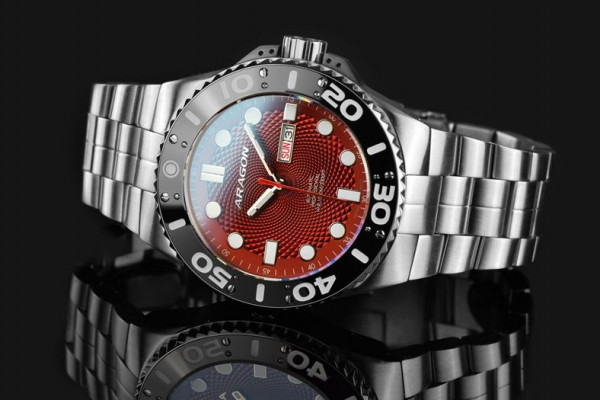 ARAGON Enforcer 1000 Red 50mm Automatic