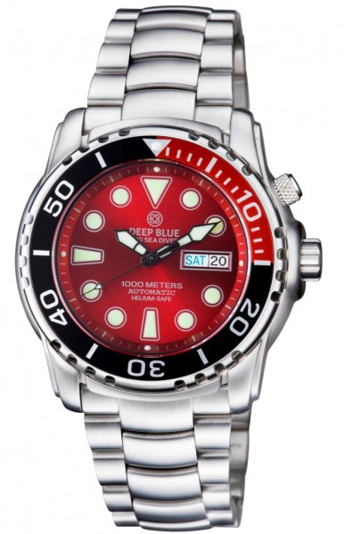 Deep Blue Sea Diver III 1000m Red-Black-Red