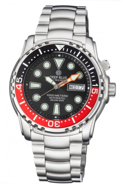 Deep Blue Sea Diver III 1000m Black-Red-Black 15/30/45