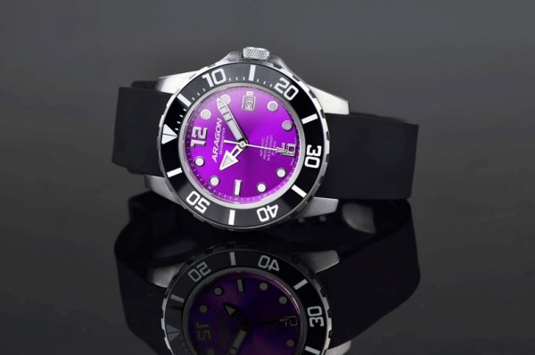 ARAGON Divemaster Titanium Purple 45mm