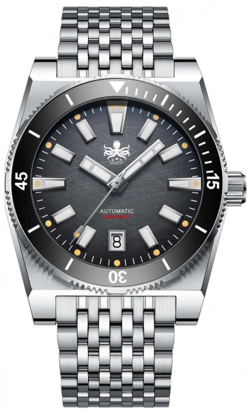 Phoibos Narwhal Grey 300m Diver Automatic