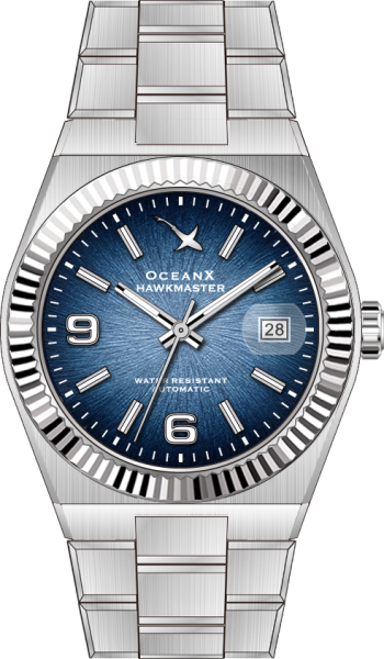 OceanX Hawkmaster Black-Blue Gradient 39mm Automatic