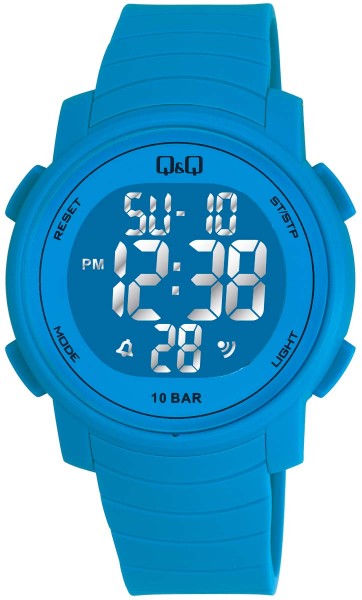 Q&Q Chrono M122J006Y Unisex Blau Armbanduhr