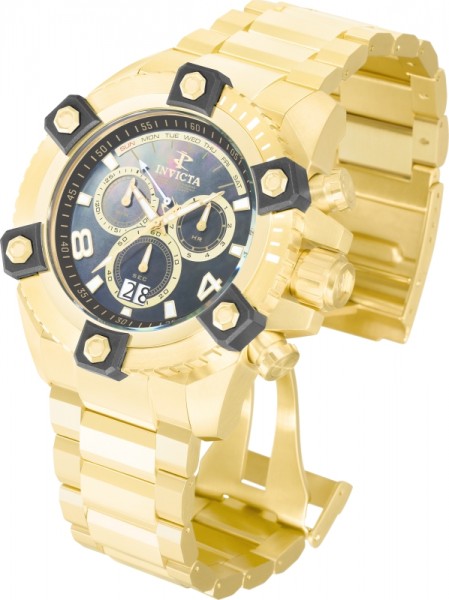 Invicta 0340 Arsenal Reserve 56 mm MOP Gold