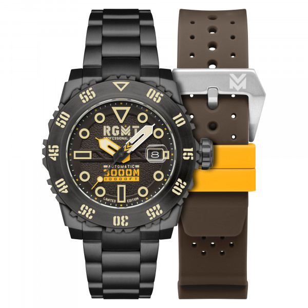 RGMT Ohio 3000m Chocolate Brown 46mm Automatic Set Limited Edition