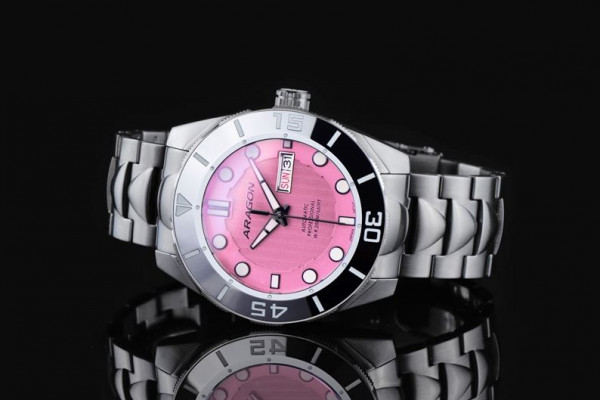 ARAGON Hercules 43mm Pink Automatic