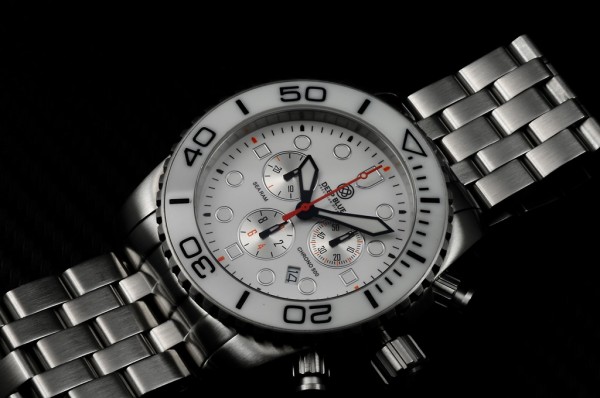 Deep Blue Sea Ram Chronograph 500m White-Black