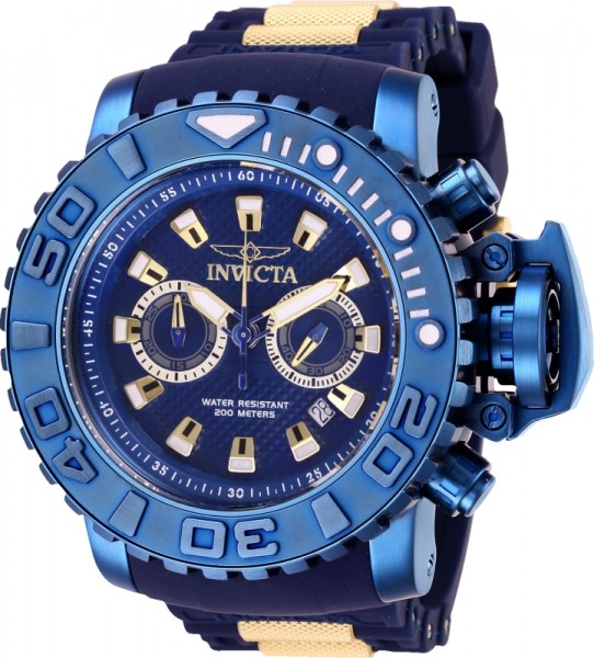 Invicta 27742 Sea Hunter 58mm Blue Chronograph