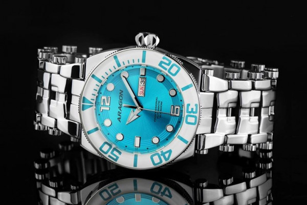 ARAGON Milipede 48mm Automatic Aqua