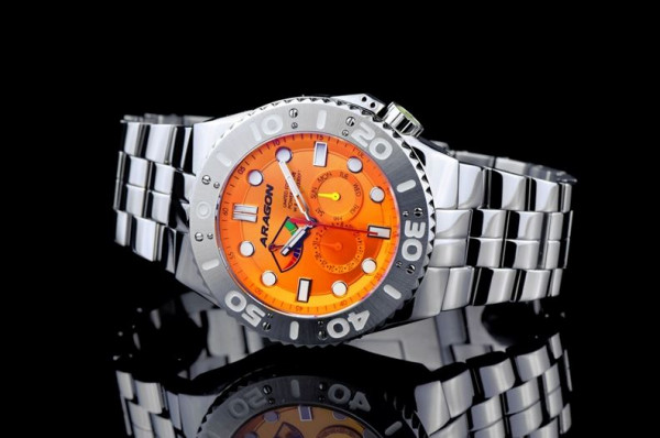 ARAGON Enforcer Power Reserve Orange 50mm Auto Limited Edition