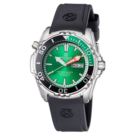 Deep Blue Pro Aqua 1000m Quartz Black-Green