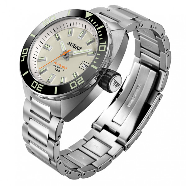 Audaz Pacific Blue Automatic 42mm White Full Lume