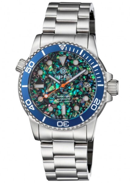 Deep Blue Diver 1000 Blue-Small-Abalone-Steel