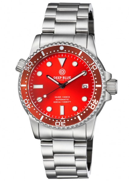 Deep Blue Diver 1000 II Red-Red-Red Steel