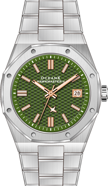 OceanX Hawkmaster Green II 39mm Automatic