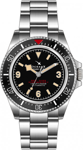 OceanX Sharkmaster V Black II Automatic