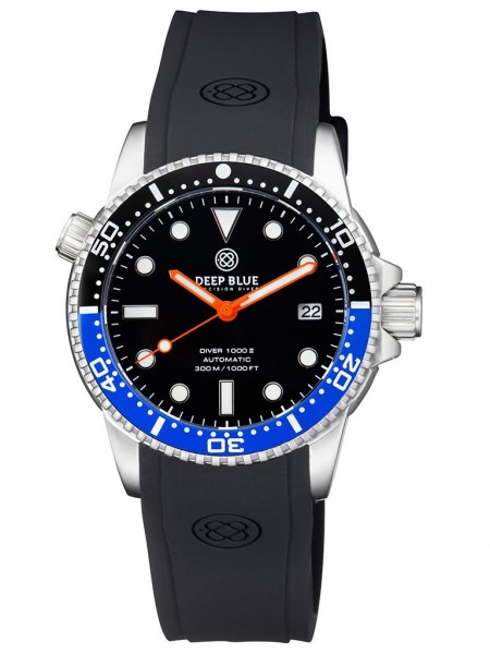 Deep Blue Diver 1000 II Black-Blue-Black-Orange