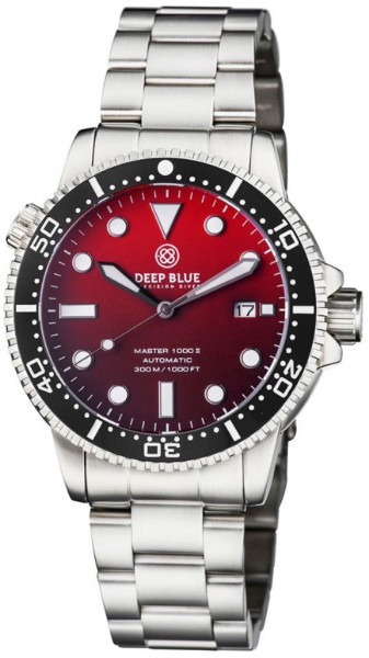 Deep Blue Master 1000 II Gradient Red Matt Steel