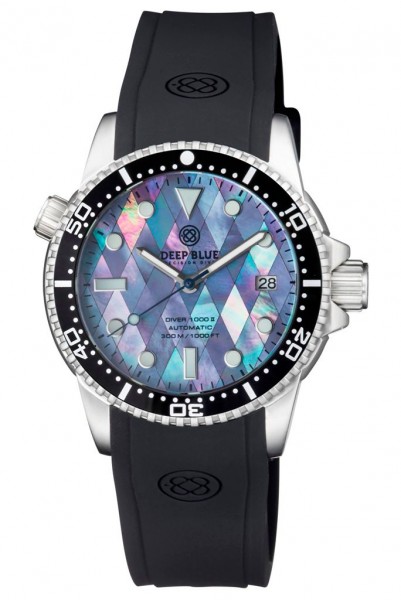 Deep Blue Diver 1000 II Diamond Pattern MOP