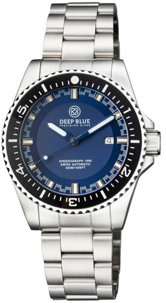 Deep Blue Speedograph 1000 Dark Blue Automatic Steel