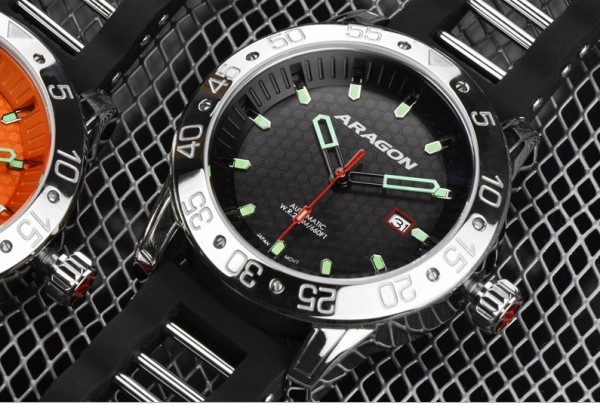 ARAGON Sports Machine Automatic 48mm Black
