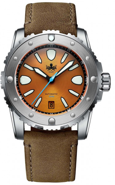 Phoibos Great Wall Orange 300m Diver Automatic Limited Edition
