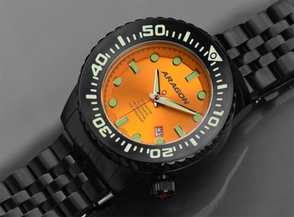 ARAGON Divemaster EVO 50 mm Automatic Orange IP