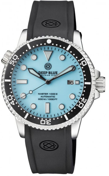 Deep Blue Diver 1000 II Black-Ice-Blue-Matte