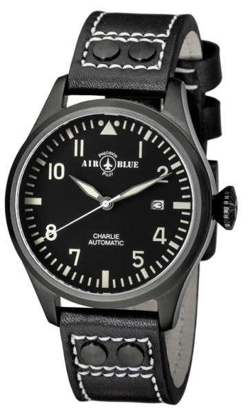 Air Blue Charlie Automatic PVD Black-White 44mm