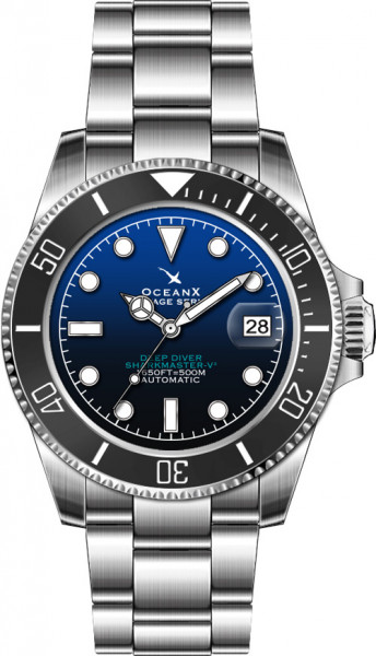 OceanX Sharkmaster V2 Blue-Black Gradient 40mm Automatic