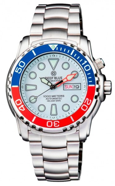 Deep Blue Sea Diver III 1000m White-Blue-Red-20-30-40