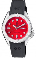 Deep Blue Military Diver 300 Automatic Ceramic Red