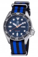 Deep Blue Military Diver 300 Automatic Blue-Black