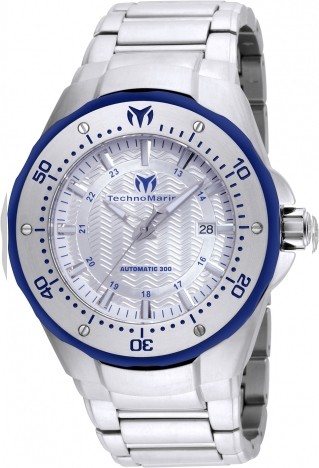 TechnoMarine Manta Sea Automatic TM-215092 Silver Steel Herrenuhr