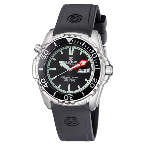 Deep Blue Pro Aqua 1000m Quartz Black