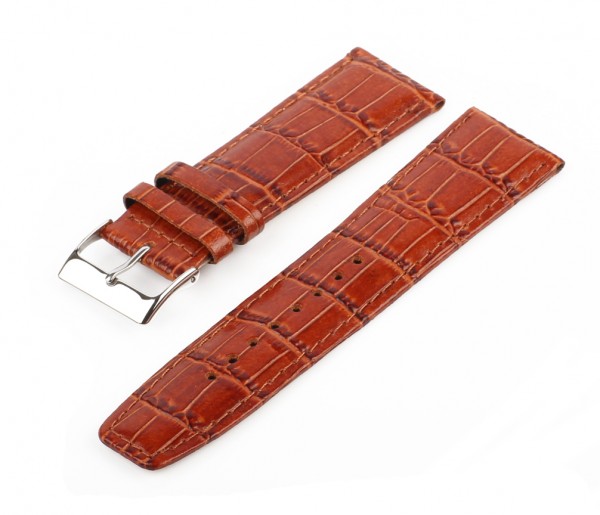 Uhren Lederarmban Braun MM12 Croco