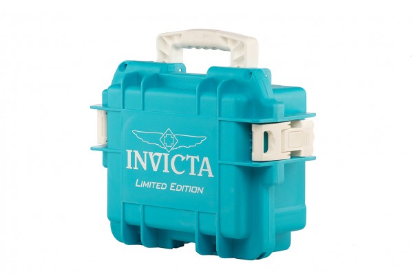 Invicta Stoßfester Uhrenkoffer Aqua Weiss 3