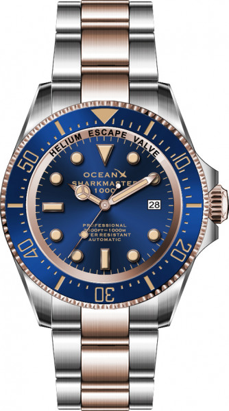 OceanX Sharkmaster 1000 Blue Gold-IP Automatic