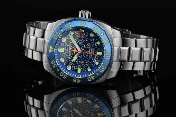 ARAGON Parma Galaxy-Blue Automatic 50mm